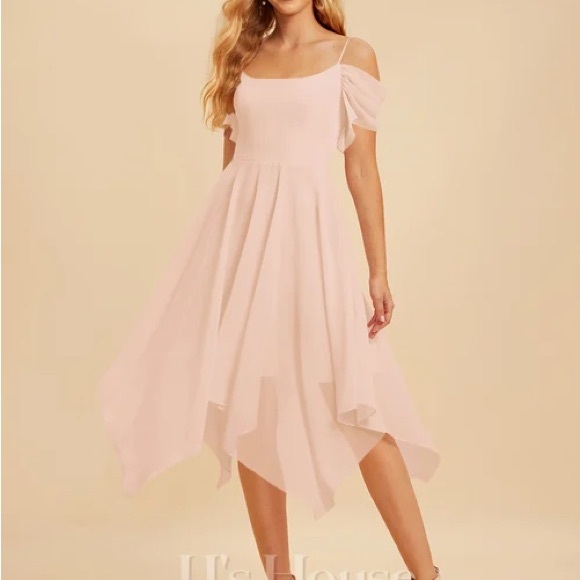 JJs House Dresses & Skirts - JJs House Peach Pink Bridesmaid Dress